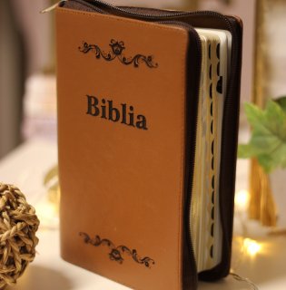Biblie medie lux - maro
